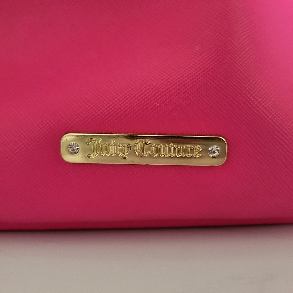 Juicy Couture- Pink and Black Striped Tote Bag - Picture 2 of 7